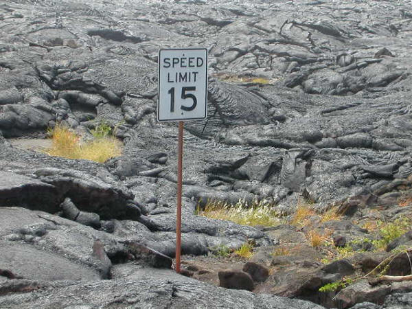 Big Island Speed Limit 15